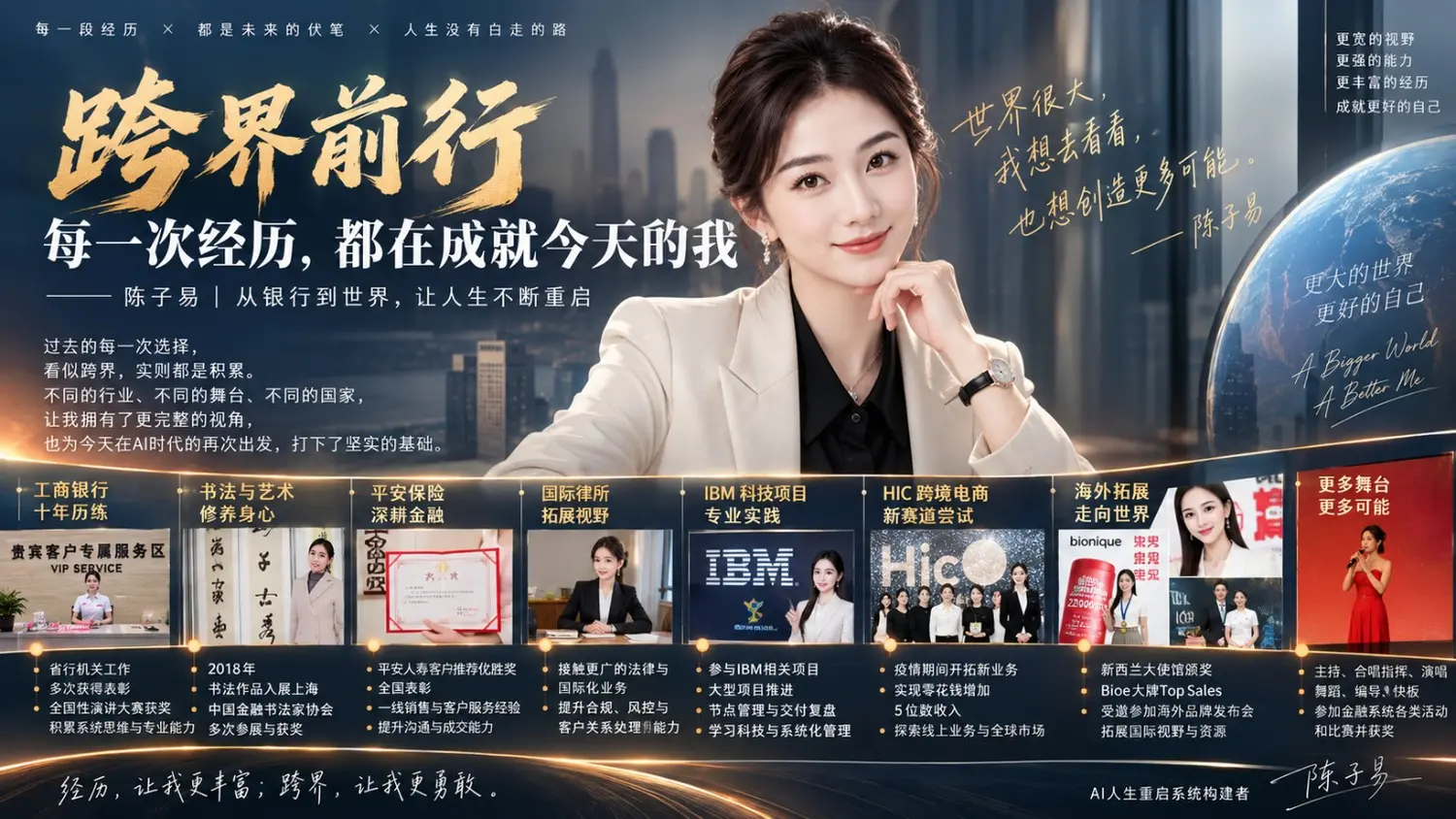 陈子易早期职业与人生探索